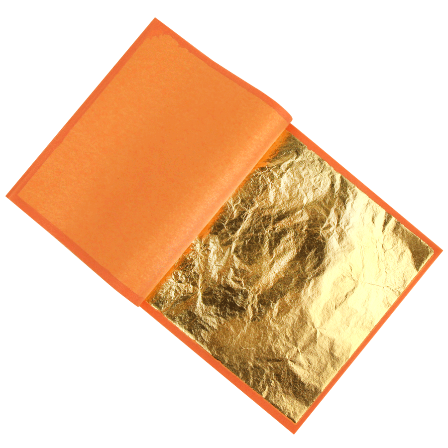 Blattgold, Imitation, 14x14 cm, 25 Blätter