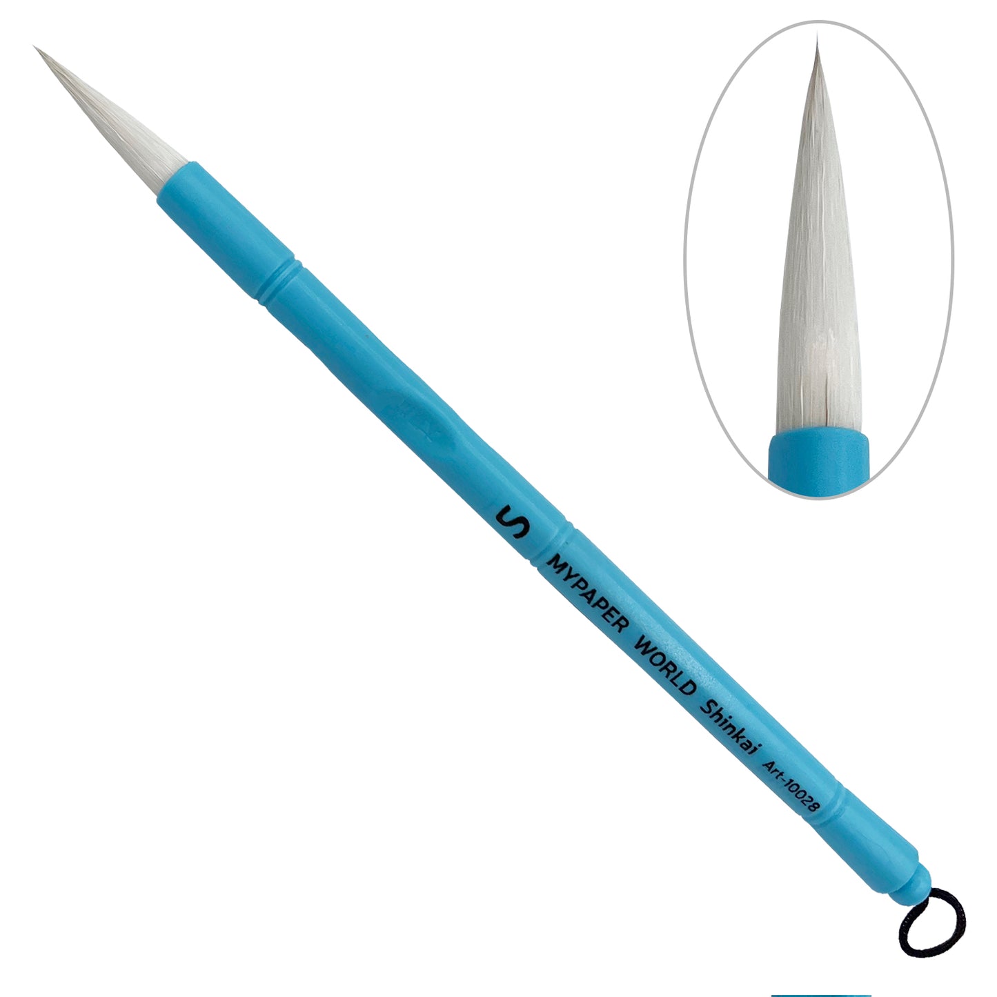 Mypaperworld Kalligrafie Ziegenhaar Pinsel, Kurzer Stiel