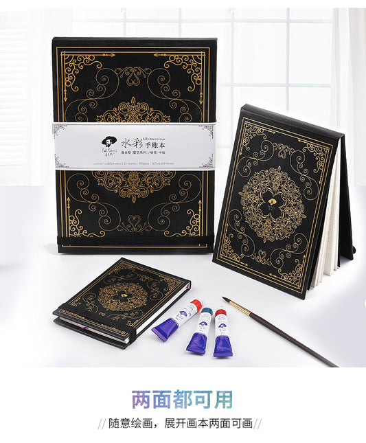 Paul Rubens Aquarell Skizzenbuch, 300 g 50% Baumwolle, 20 Blätter, Kaltgepresst, Feinkorn