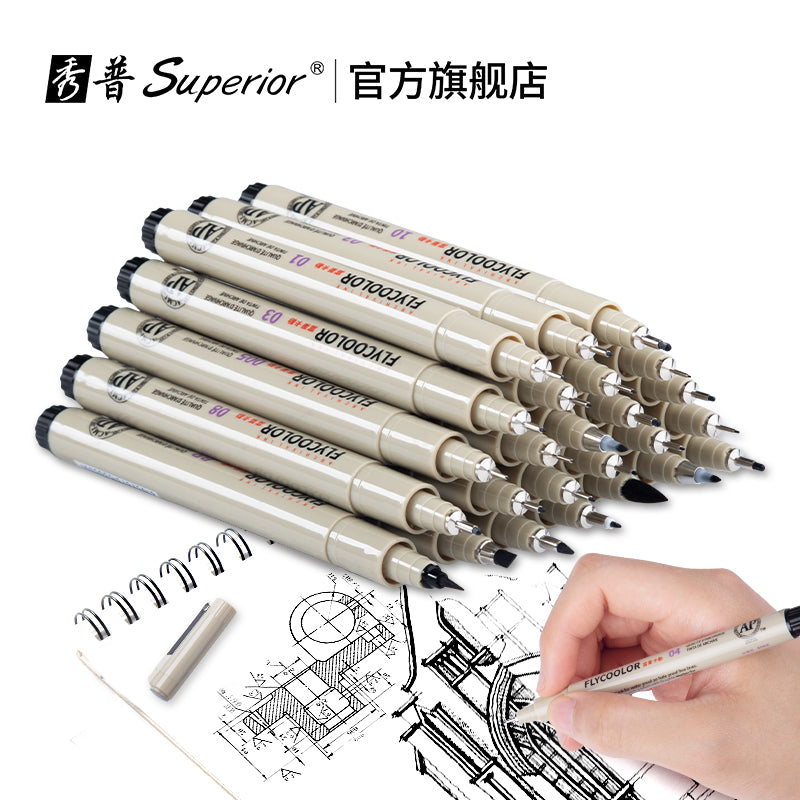 Superior Fineliner, MS806E, 15 Große