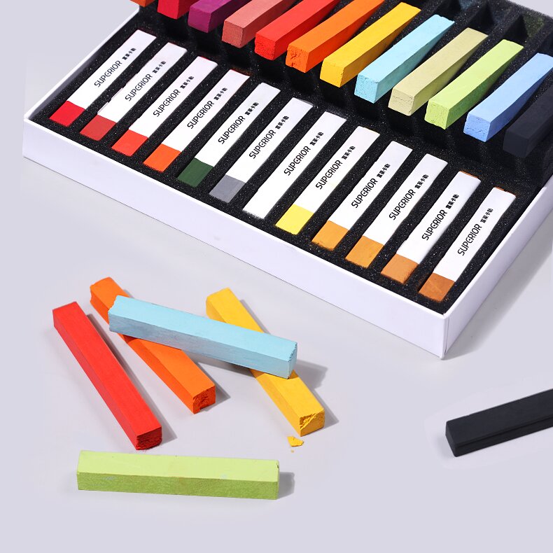 Superior Künstlerische 36 Farben Soft Pastell Kreide Set