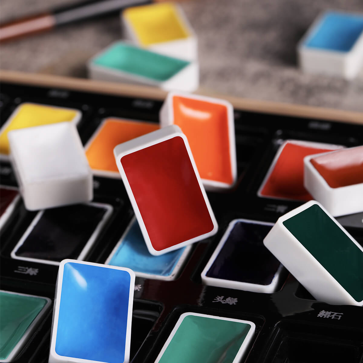 NEU, Paul Rubens Chinesische Aquarell 24 Farben Set