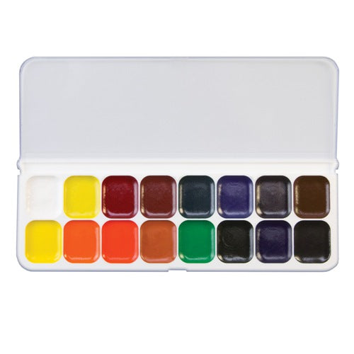 Delux Aquarellfarben 16 Farben Set