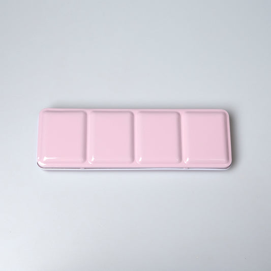 Leer Aquarell Metallkasten für 14 1/1 Näpfchen 2,5 ml, Pastell Rosa