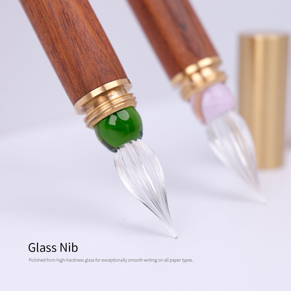 Seamiart Holzgriff Dip Pen, Transparent