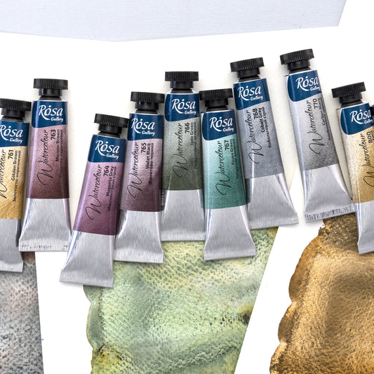 Rosa Gallery,  10 ml Tube, Full Range Palette Aquarellfarben