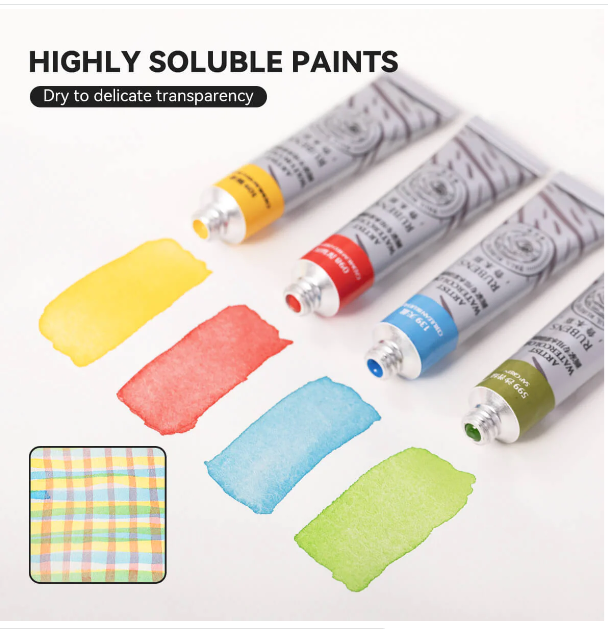 Paul Rubens transparenter Aquarell Farben "Qiaomei", 12 ml Tube