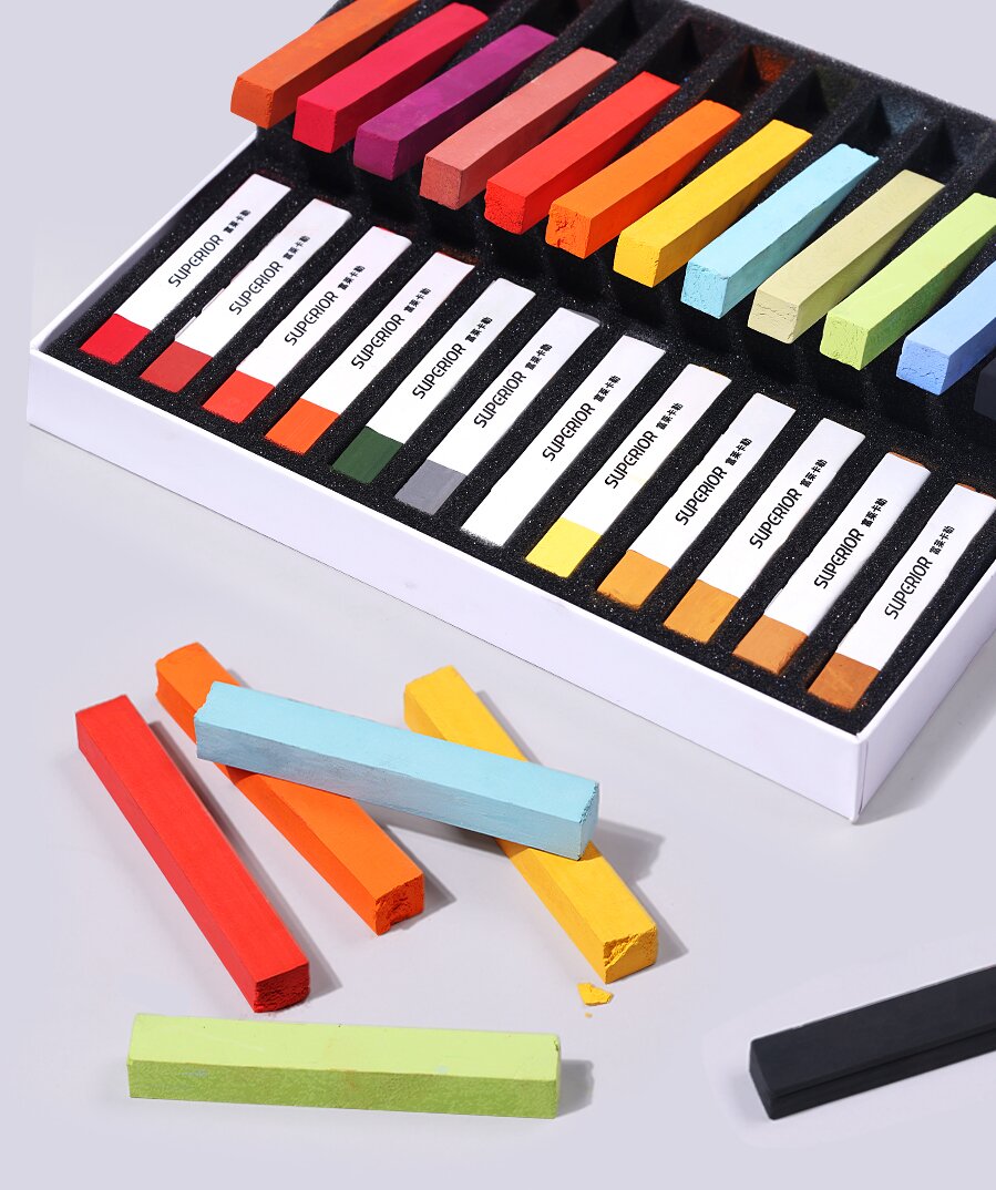 Superior Künstlerische 36 Farben Soft Pastell Kreide Set