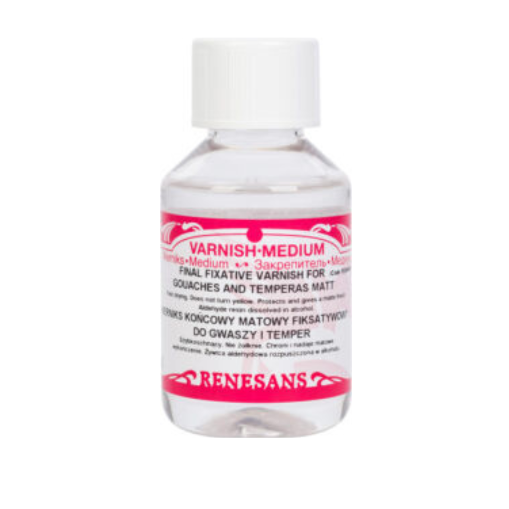 NEU, Renesans, Final fixative varnish matt for gouache and tempera, 100 ml