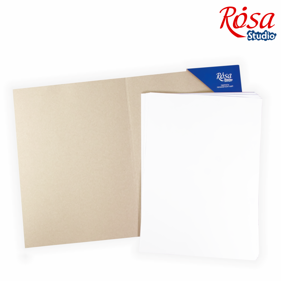 Gouachepapier Mappe Rosa Studio,180 g, 20 Blätter