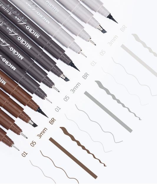 Superior Professional Fineliner, MS806D, Weiß Stiel