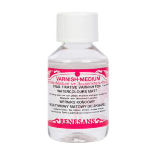 NEU, Renesans, Final fixative varnish matte for watercolor 100 ml
