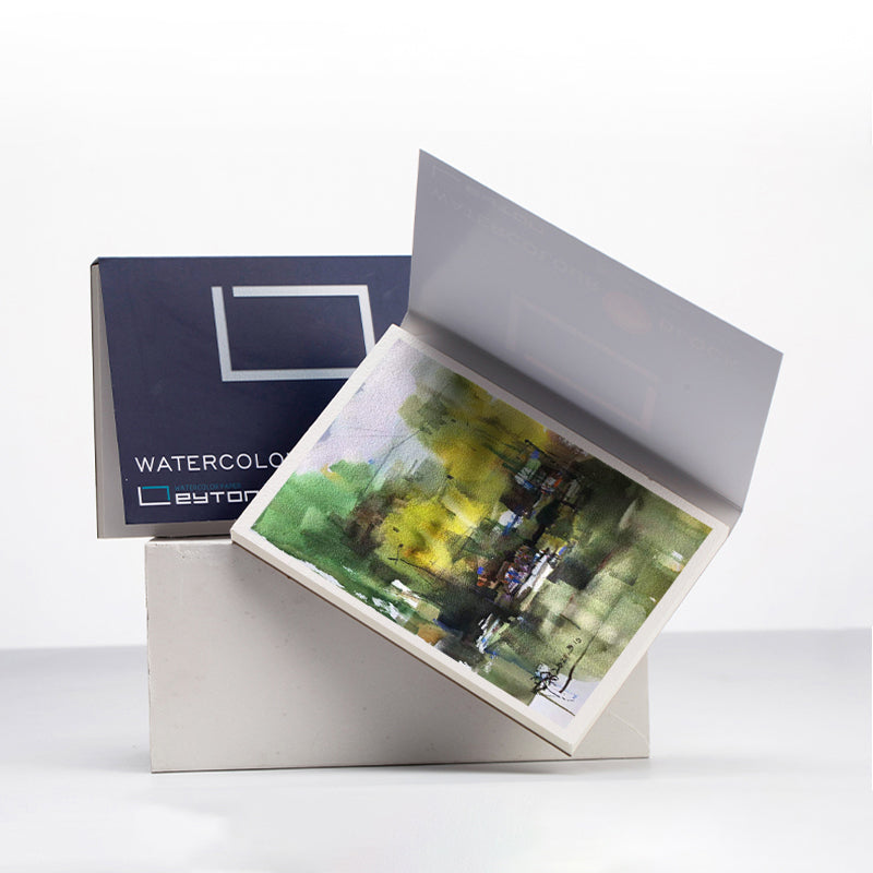 Leyton  Aquarellblock, 300 g100 % Baumwolle,  20 Blatt, Cold pressed