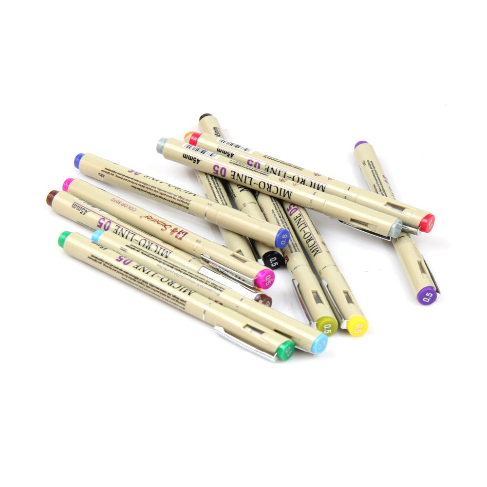 NEU,Superior Fineliner, MS807C, 10 Farben