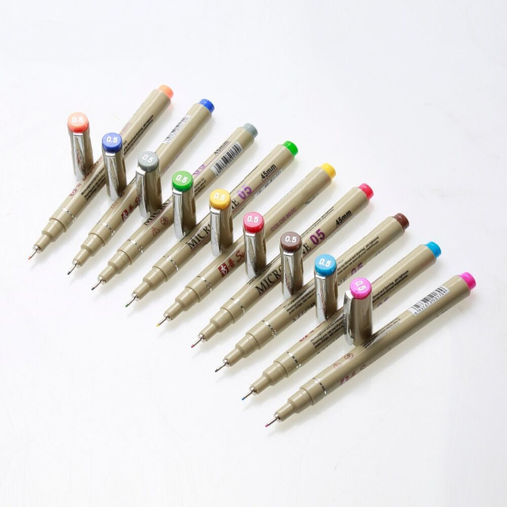 NEU,Superior Fineliner, MS807C, 10 Farben