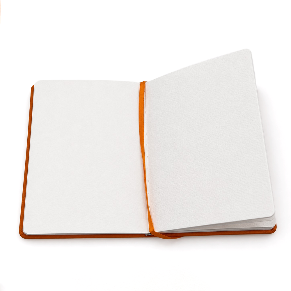 NEU Mypaperworld Orange Aquarell Skizzenbuch, 300 g 100% Baumwolle, Kalt gepresst, 24 Blätter, A5