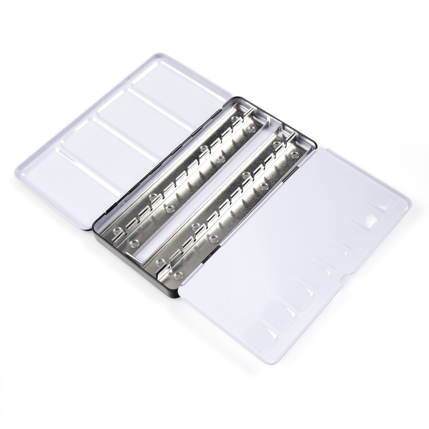 Leer Watercolor Metallkasten für 28 1/1 Näpfchen 2,5 ml, Schwarz