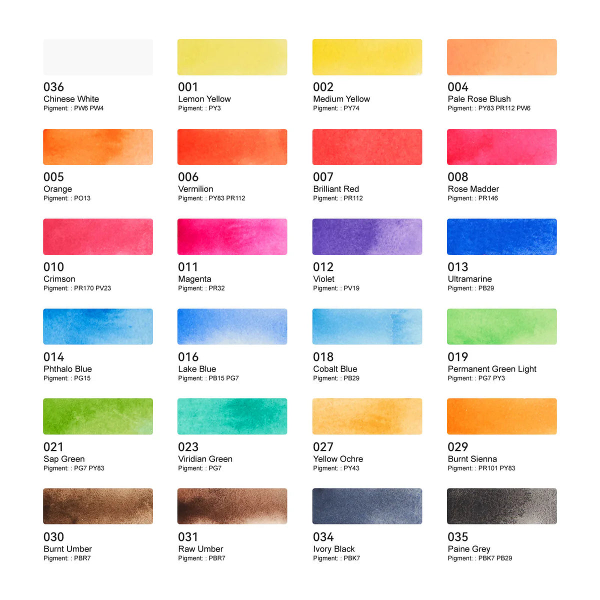 NEU, Paul Rubens Hitoto Studio Aquarell 24 Farben Set, 12 ml Tube