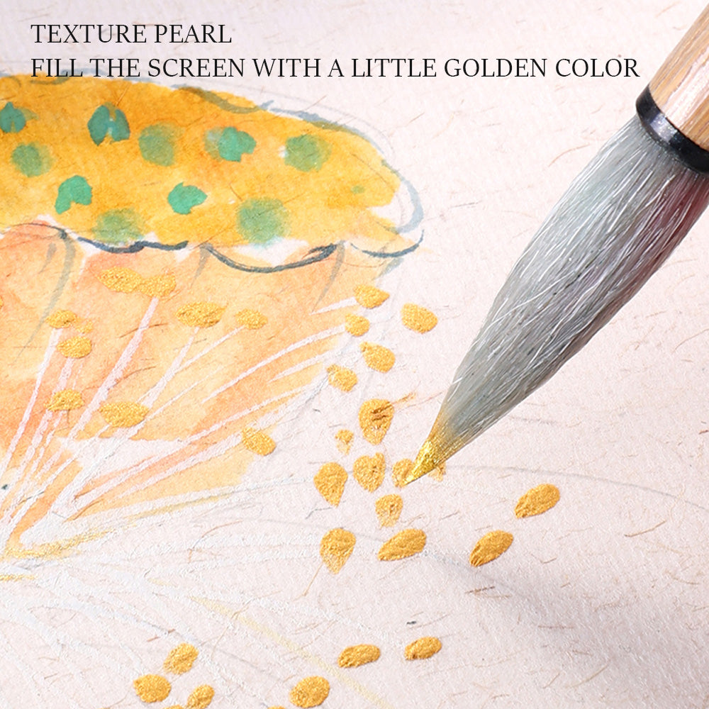 NEU, Paul Rubens Chinesische Pearlescent Malpigment 24 Farben Set