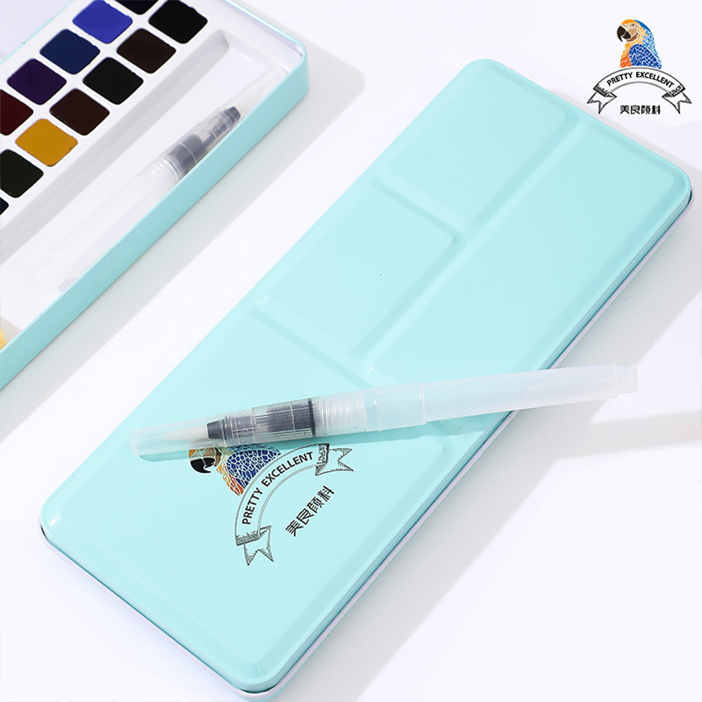 NEU, Paul Rubens Meiliang Studio Aquarell 36 Farben Set, Metallkasten+Pinsel