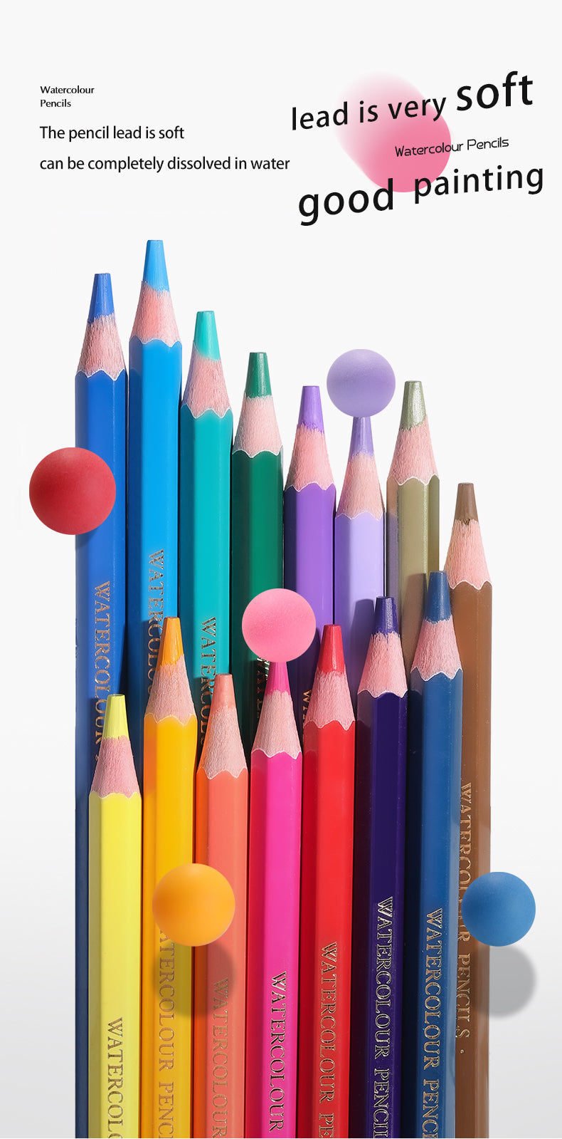 NEU, Paul Rubens Extra feine Aquarellstifte 36 Farben Set, Metalletui