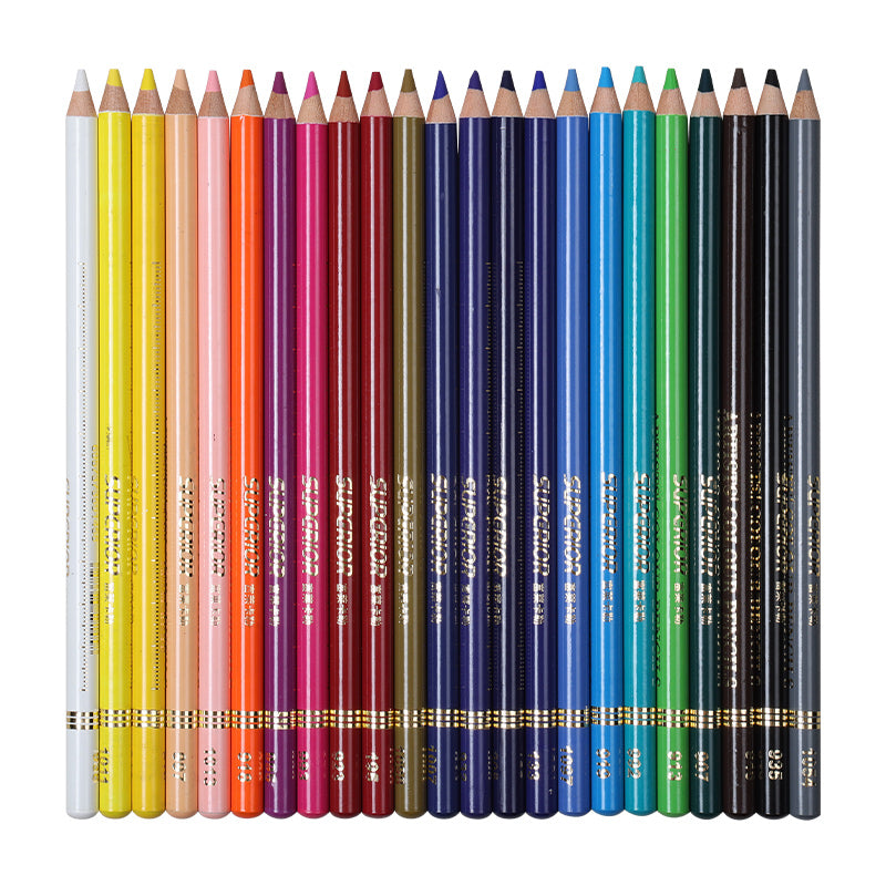 Superior Künstlerische Aquarellstifte 48 Farben Set, Karton Packung