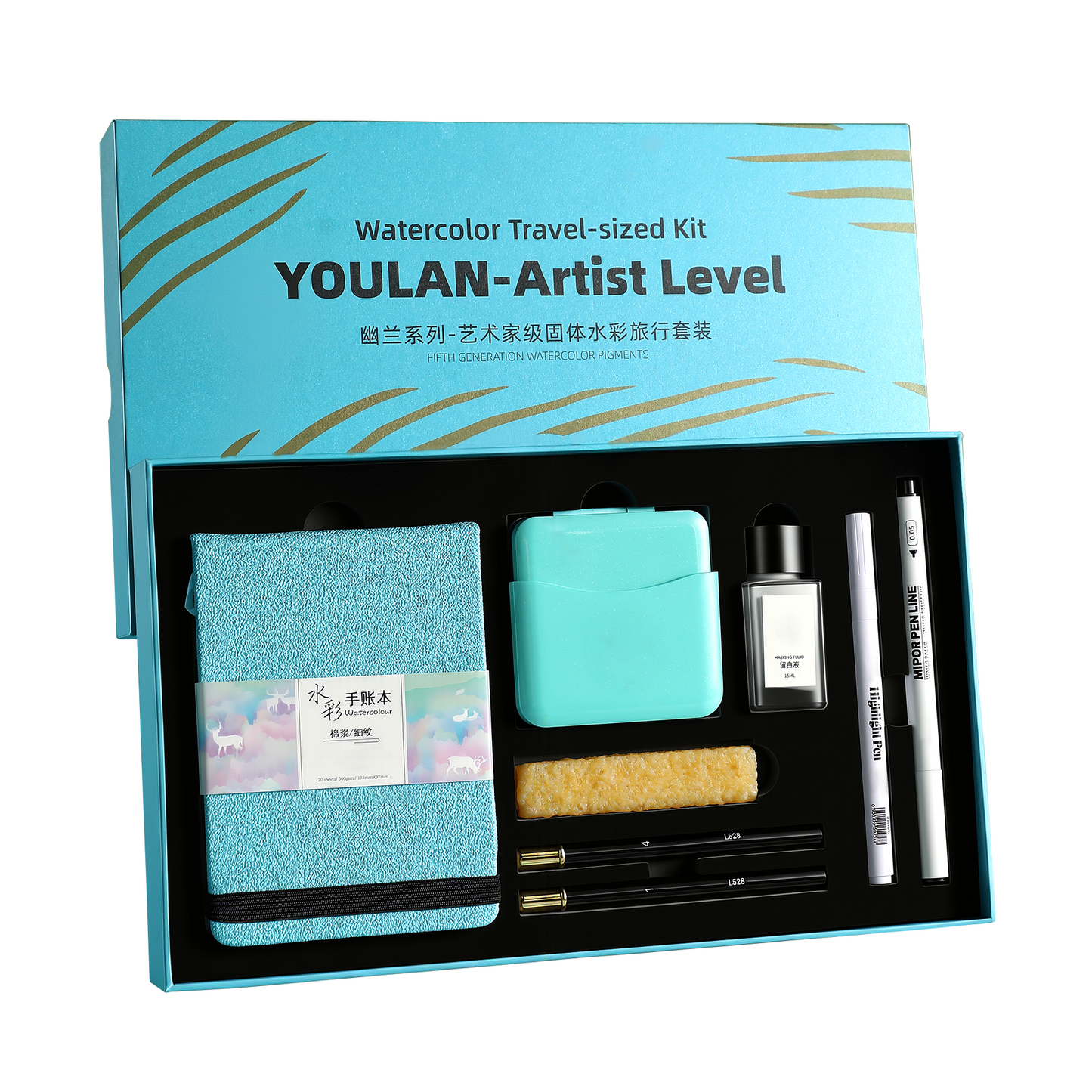 NEU, Paul Rubens Orchid Seria Reise Set, Feine Aquarell