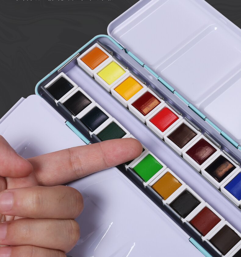 Artist Aquarell Farben "Superior", 1/2 Näpfchen