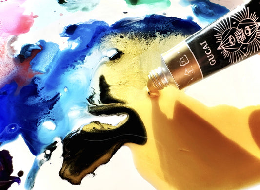 Paul Rubens Traditionelle chinesische AquarellFarben Gucai, 21 Farben 12 ml Tube