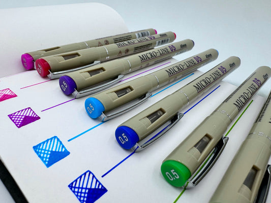NEU,Superior Fineliner, MS807C, 10 Farben
