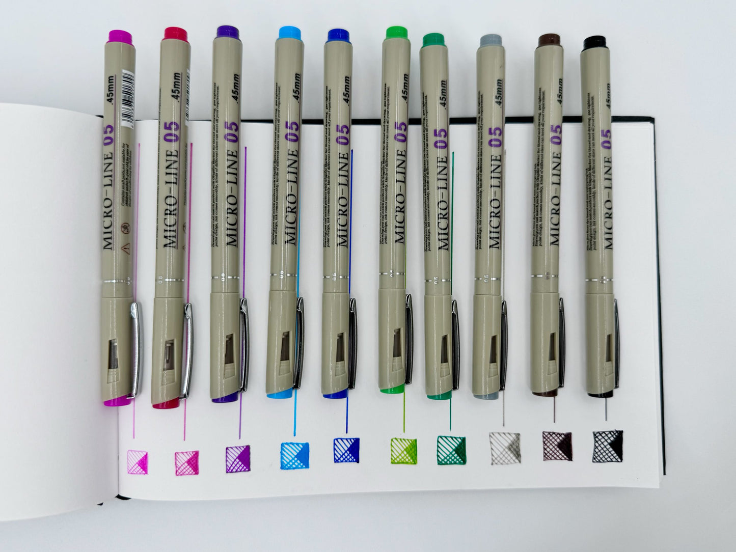 NEU,Superior Fineliner, MS807C, 10 Farben