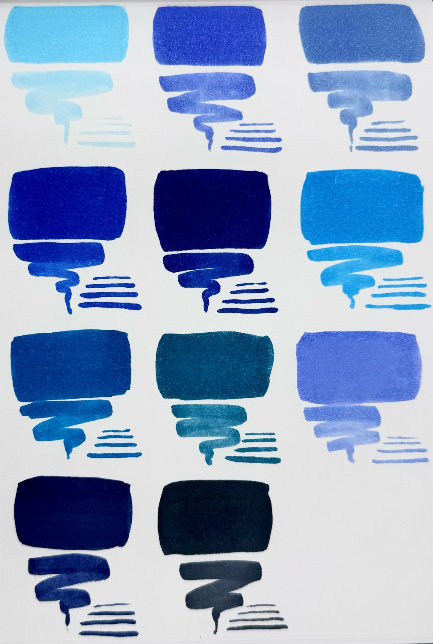 NEU, Superior Kunstlerische alhogolbasierte Marker, 12 Farben Ocean Set, Double side