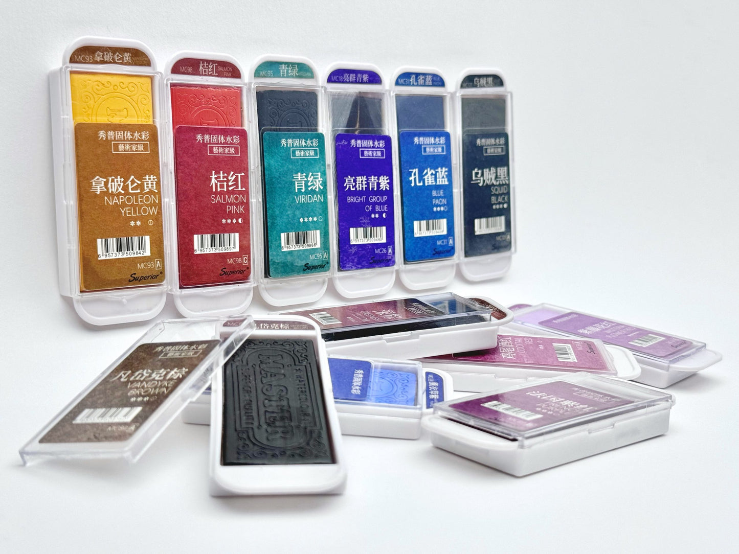 Superior, XXL Extra Fine Aquarellfarben, Napf