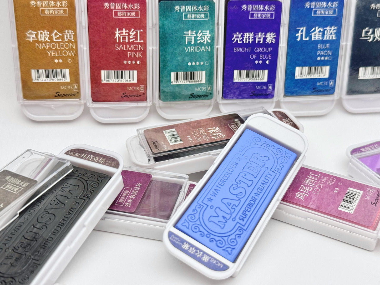 Superior, XXL Extra Fine Aquarellfarben, Napf