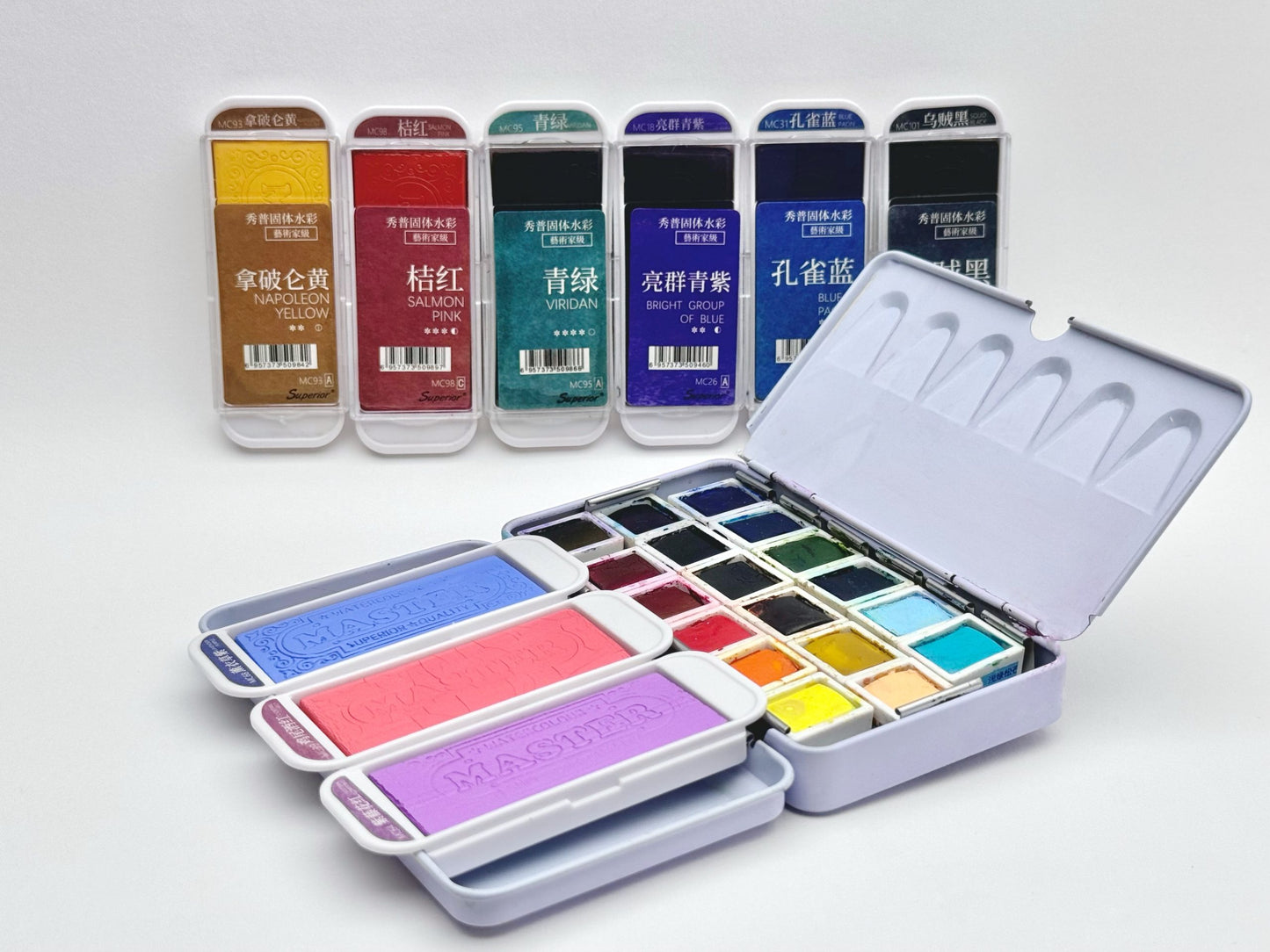 Superior, XXL Extra Fine Aquarellfarben, Napf
