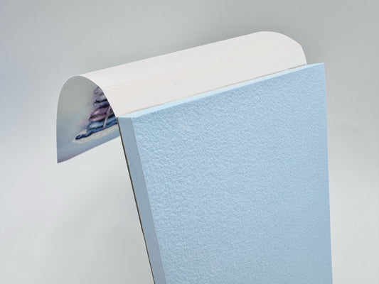 NEU, Palazzo Aquarellblock, 300 g 100% Baumwolle, A5, Blaue Papier