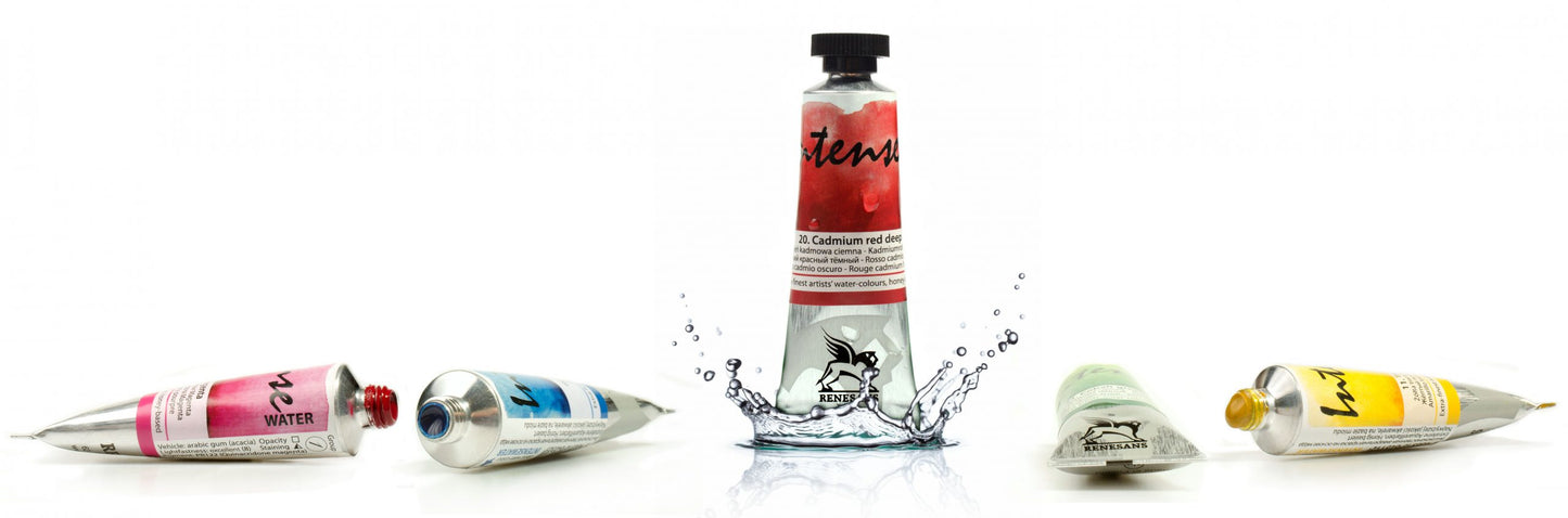 Renesans Extra-Feine Intense Wasser Aquarellfarbe 15 ml Tube, 1 Gruppe