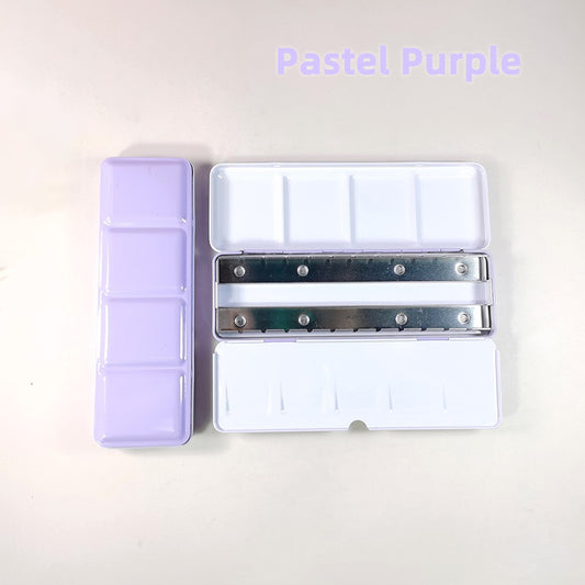 NEU,Leer Watercolor Metallkasten für 14 1/1 Näpfchen 2,5 ml, Pastell Flieder M