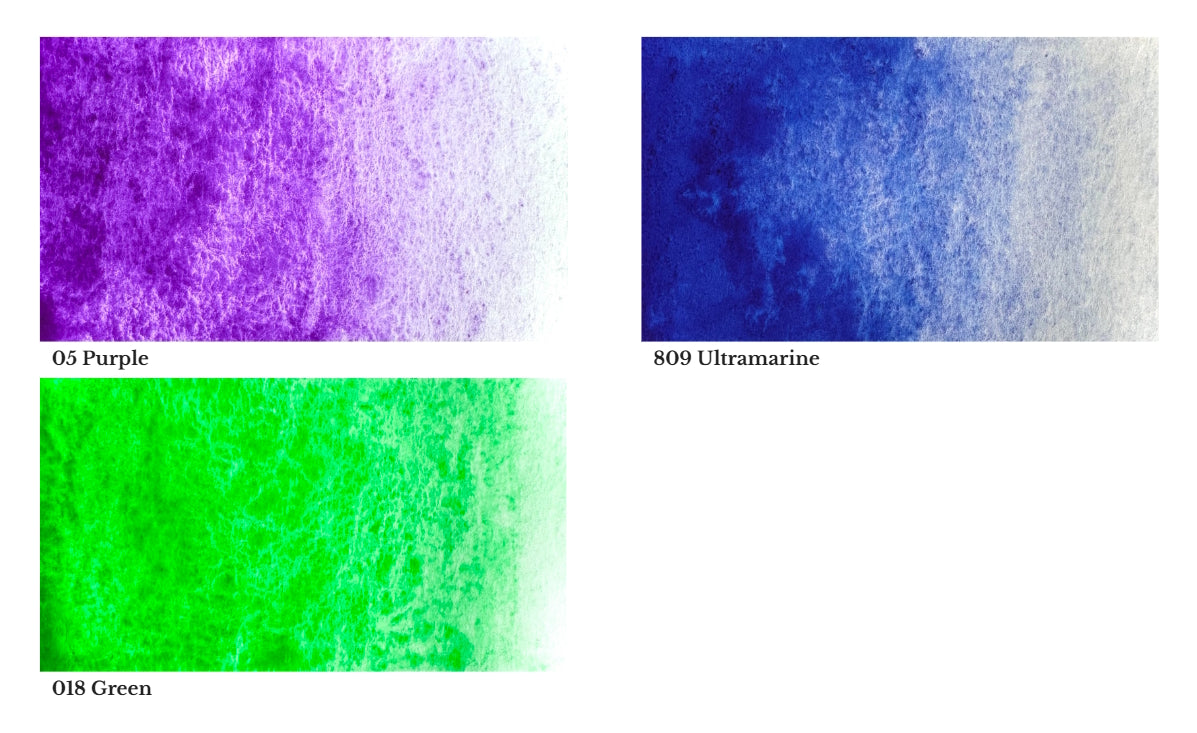 Paul Rubens Opera Leuchtenden, fluoreszierenden Aquarell Farben , Dot-Karte