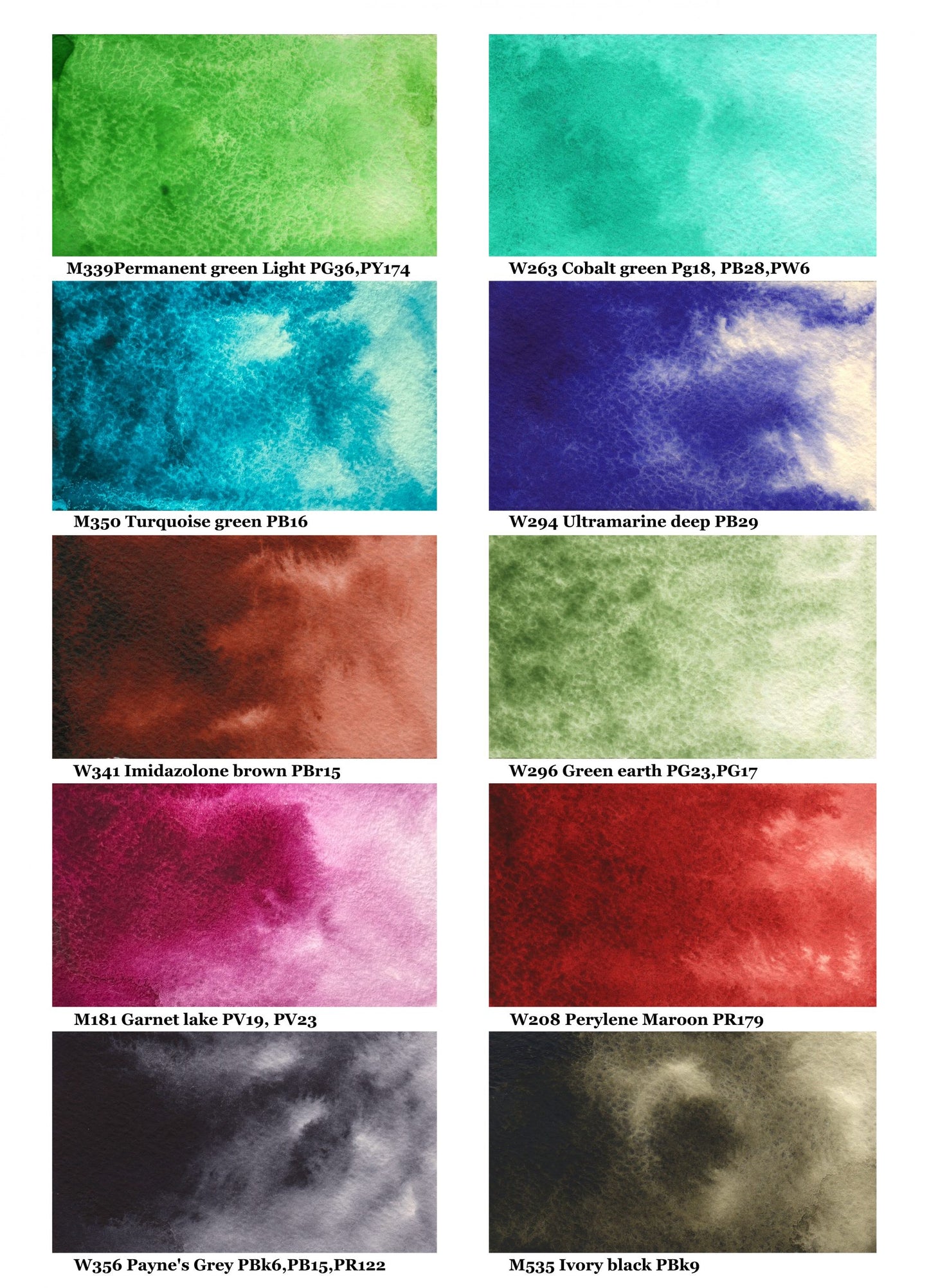 Superior, Extra Fine Aquarellfarben, 15 ml Tube, Italian Pigment