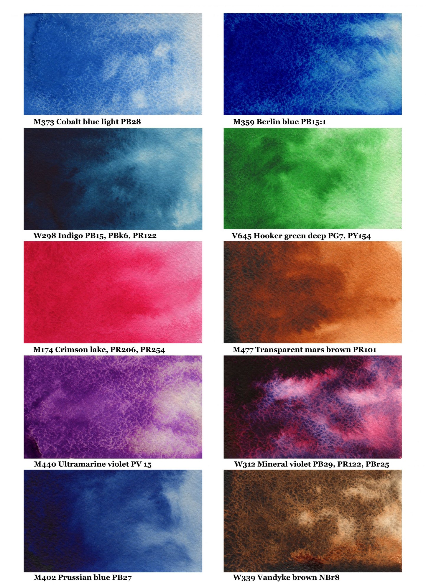 Superior, Extra Fine Aquarellfarben, 15 ml Tube, Italian Pigment