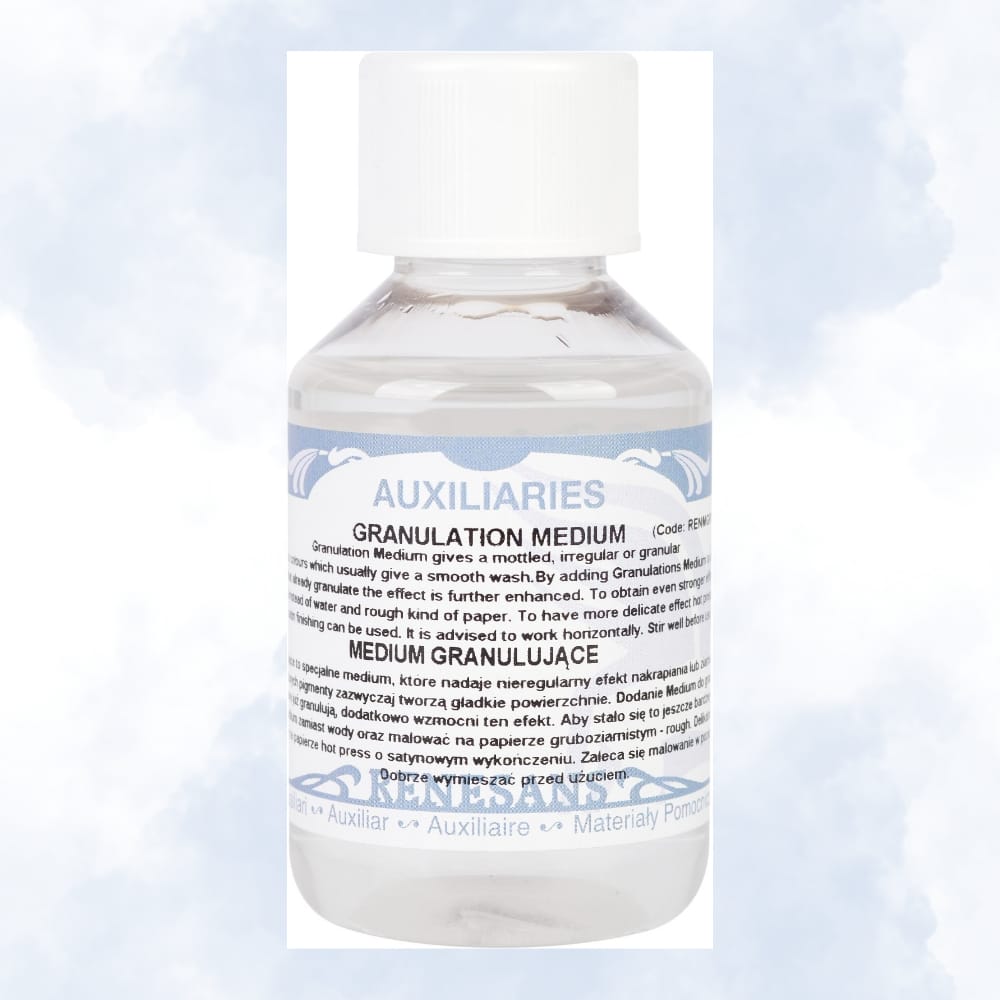 NEU, Renesans, Aquarell Granuliermittel, Flasche 100 ml