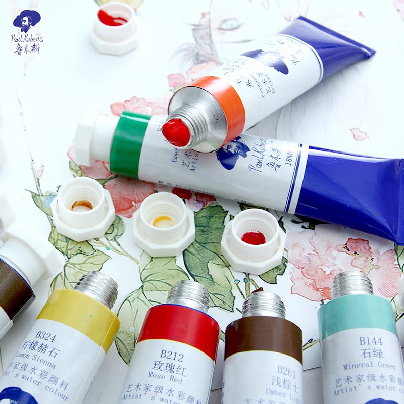 Paul Rubens Extra-Feine Aquarellfarben, 8 ml Tube