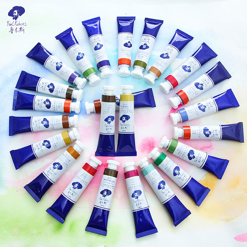 Paul Rubens Extra-Feine Aquarellfarben, 8 ml Tube
