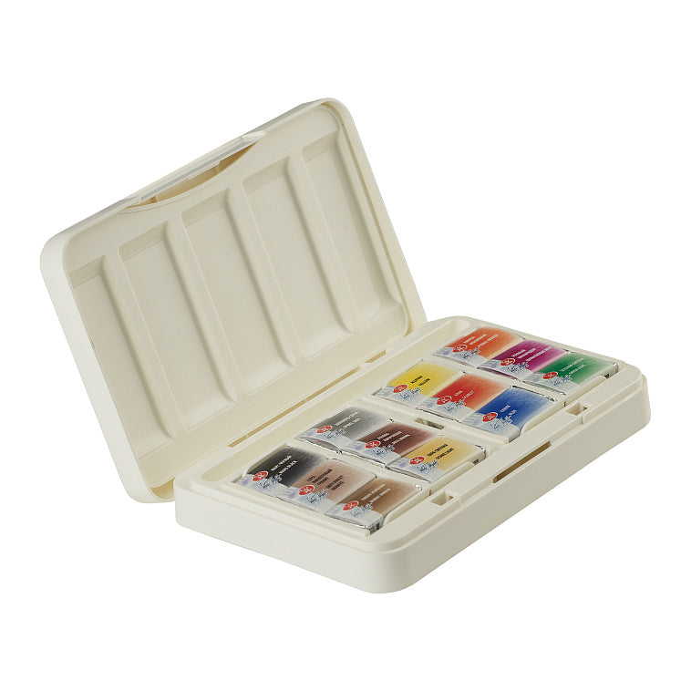 NEU!!!White Nights Aquarell 12 Farben Set "Die Tiermalerei" Kunstoffkaste