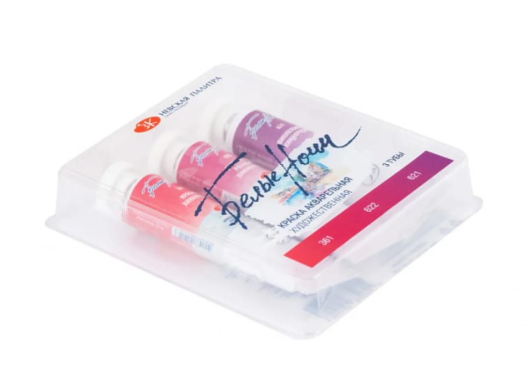 White Nights "Quinacridone" Aquarell 3 Farben Set, Tube