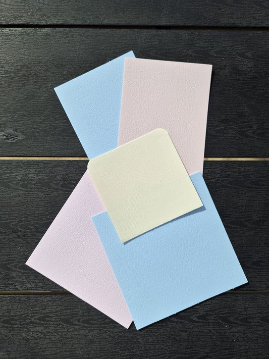 NEU, Palazzo Aquarellpapier, 300 g 100% Baumwolle, 5 Bogen Mischung Set