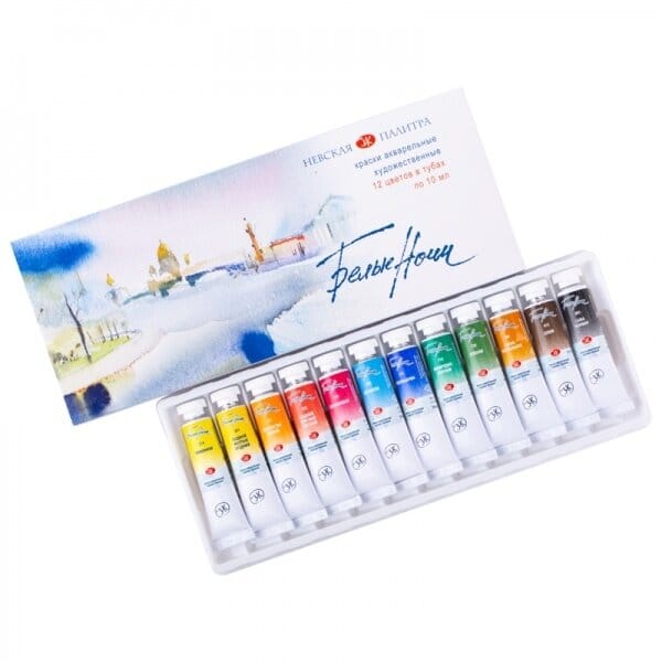 White Nights  12*10 ml Tube  Farben Aquarell  Set