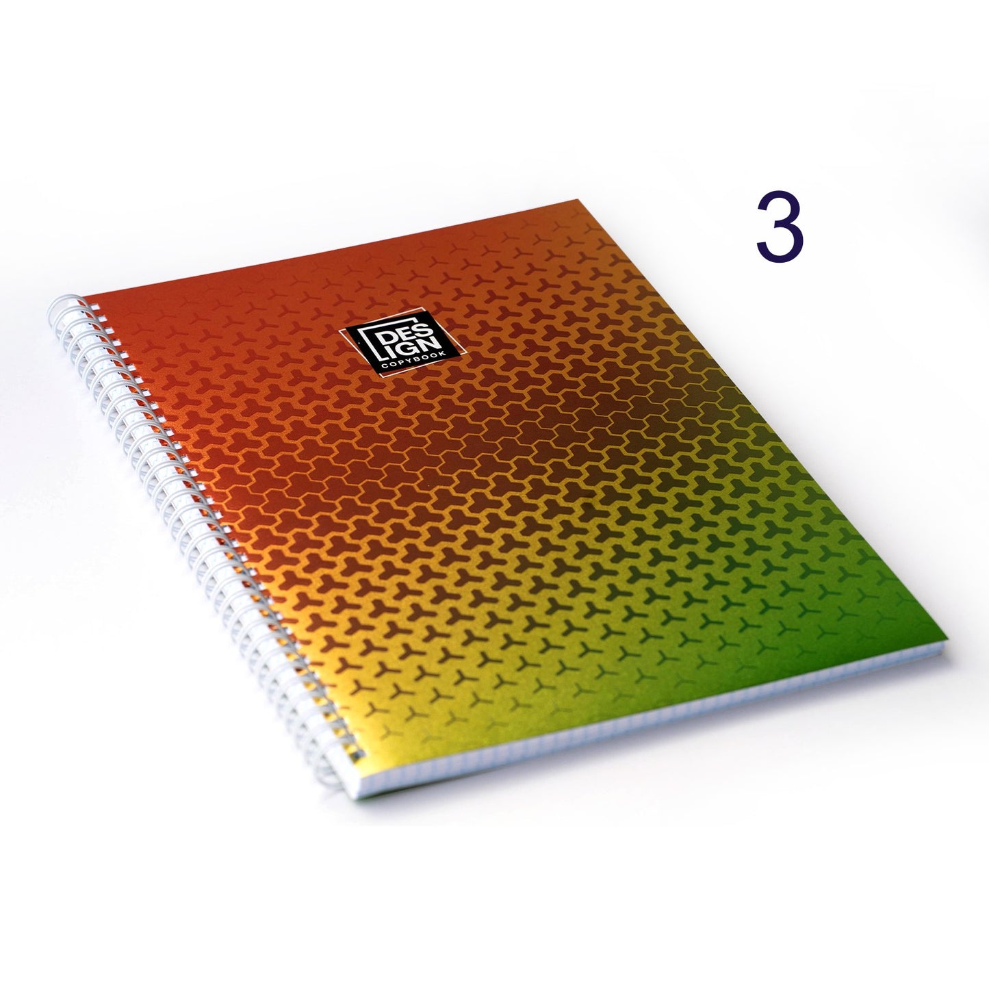 Schulhefte "Hologramm", A4, 80 Blätter, Spiral Bindung