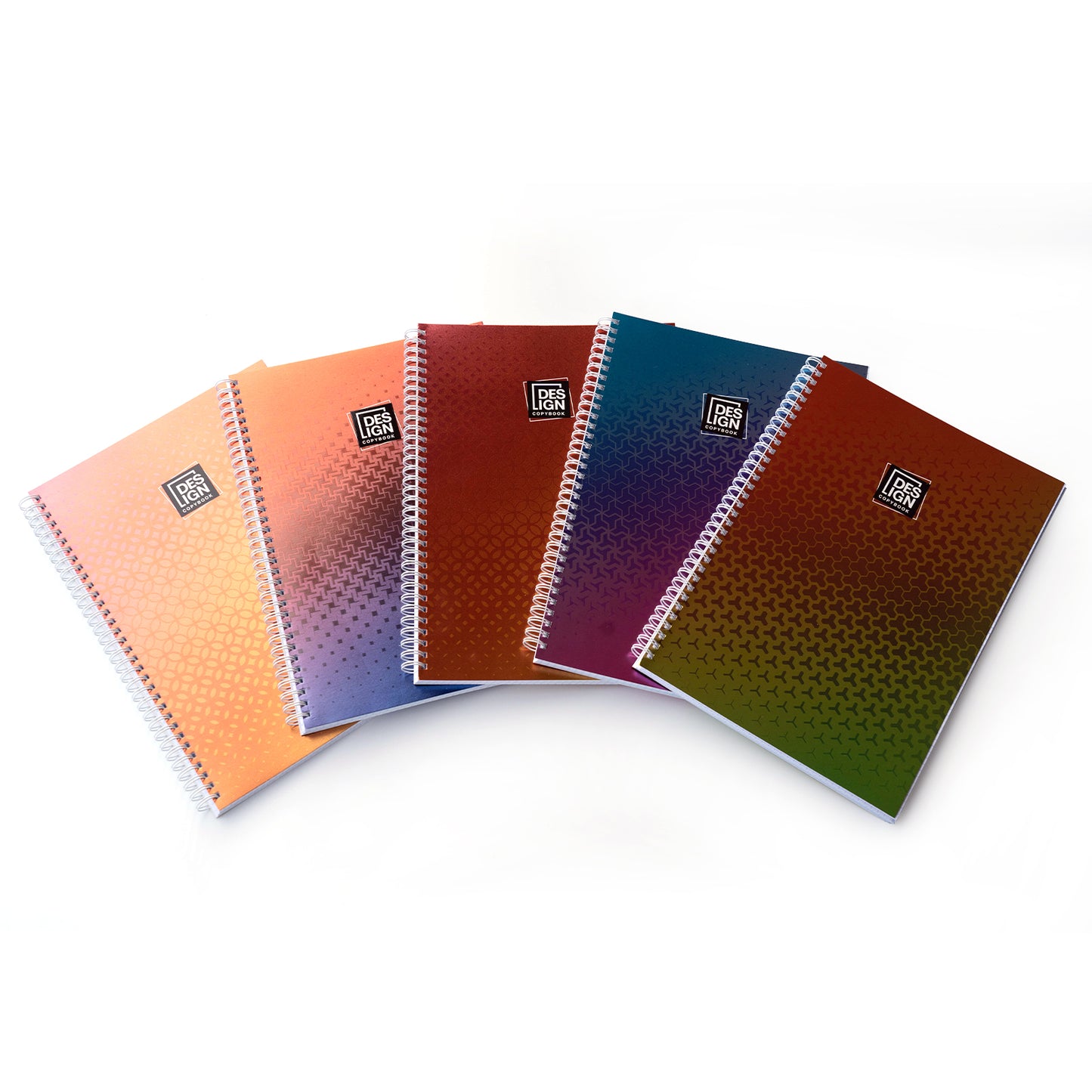 Schulhefte "Hologramm", A4, 80 Blätter, Spiral Bindung